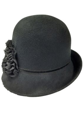 August Hats Wool Cloche Hat SZ OS